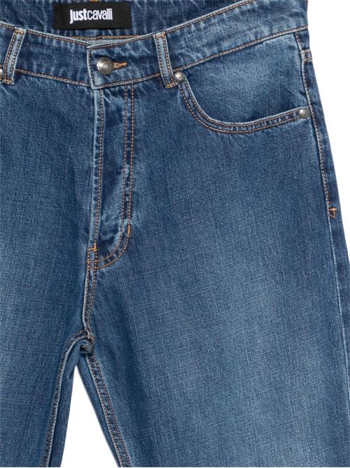 Jeans uomo Just Cavalli denim blu cinque tasche JUST CAVALLI | 80OAB5R2DW137M46904
